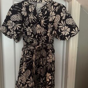 Joie Navy blue belt dress